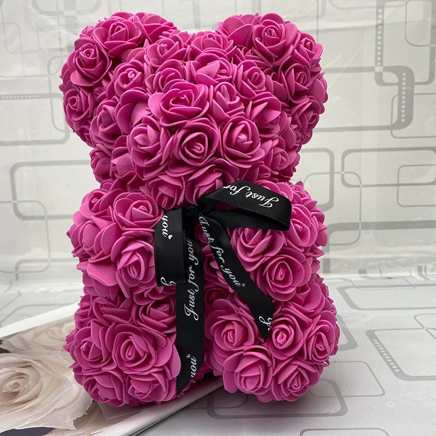 Peluche Ourson Rose Édition Spéciale Saint-Valentin