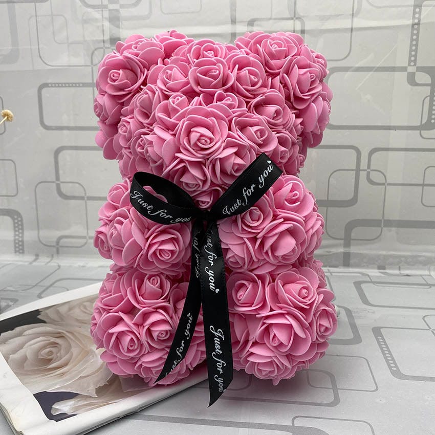 Peluche Ourson Rose Édition Spéciale Saint-Valentin