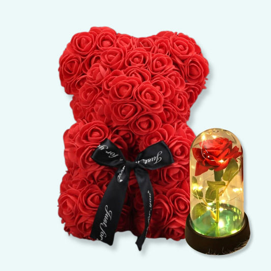 Peluche Ourson Rose Amour Romantique - Cadeau Éternel