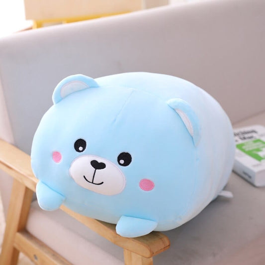 Peluche ourson squishmallow bleu 