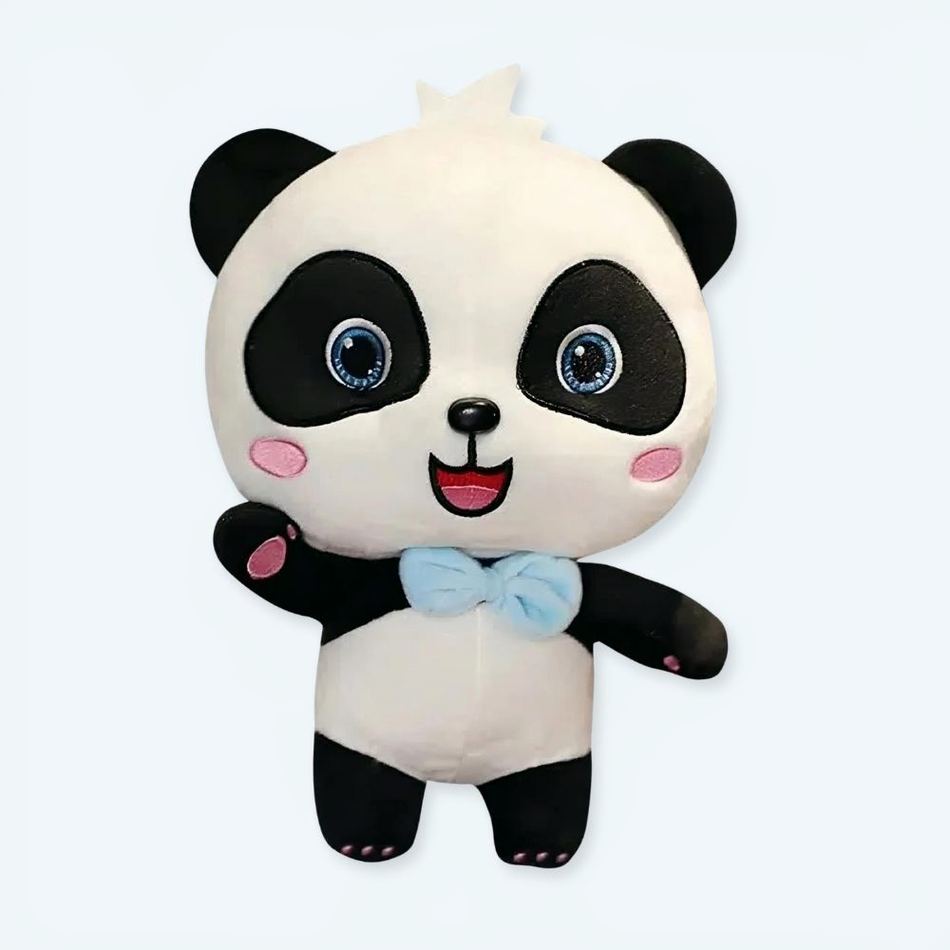 Peluche panda bleu enfant - Doux et ludique - Univers Bus