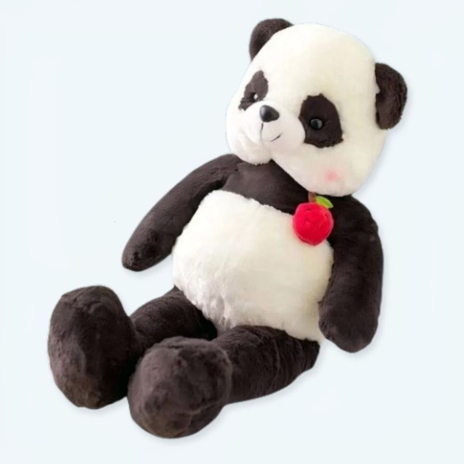 Peluche Panda Géant Moelleux Noir & Blanc Câlin Doux