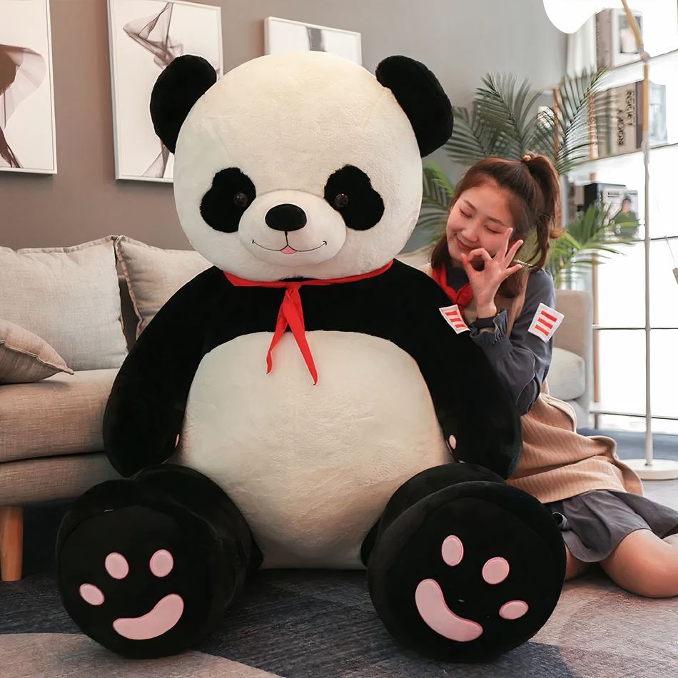 Peluche Panda Géant Scout - Doux Compagnon Câlin pour Enfant