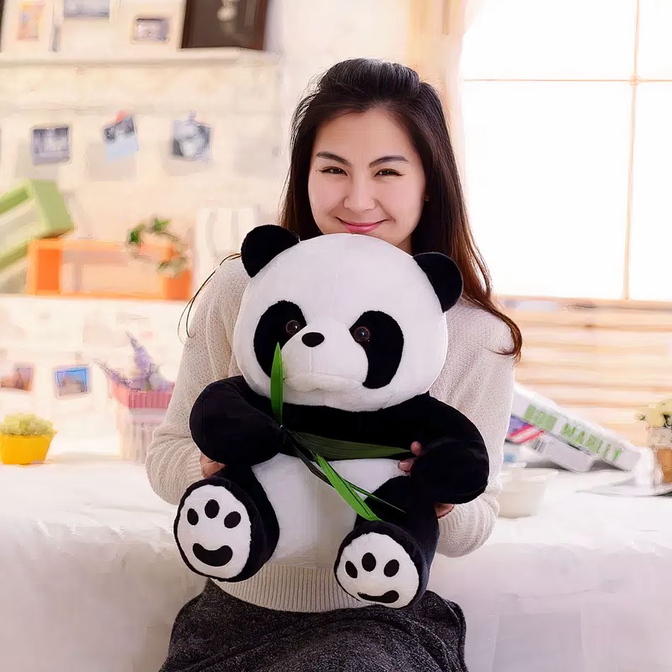 Peluche Panda Gourmand: Douceur et Câlins pour Enfants