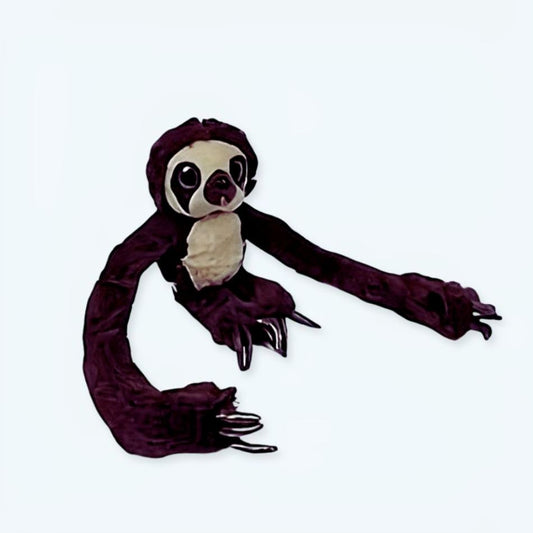 Peluche Paresseux Doux de la Jungle aux Bras Longs et Câlins
