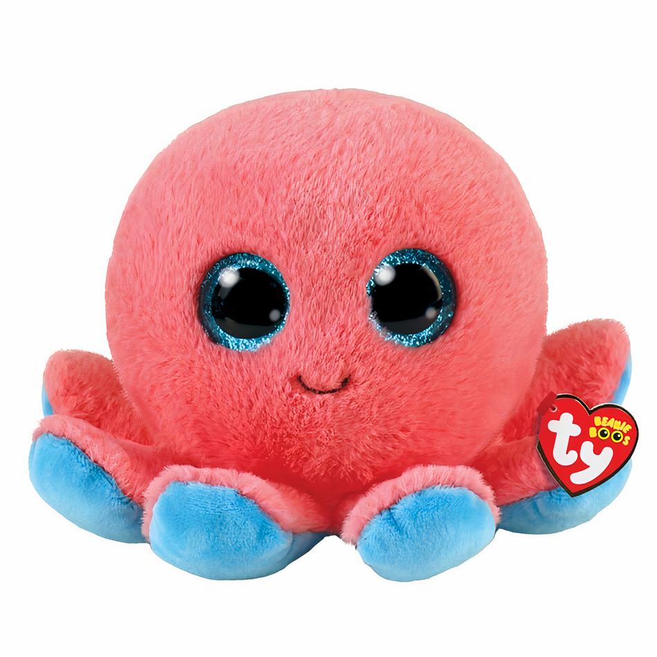 Peluche Octo Corail : Douceur océane pour enfants attentifs