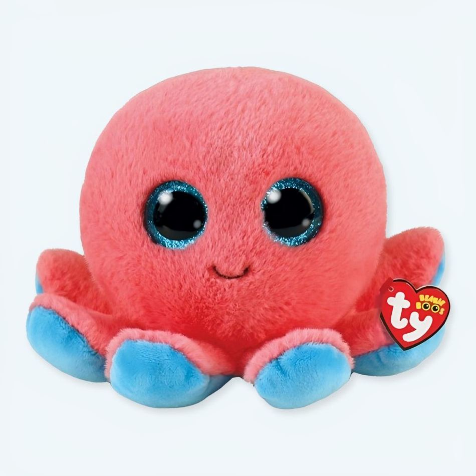 Peluche Octo Corail : Douceur océane pour enfants attentifs