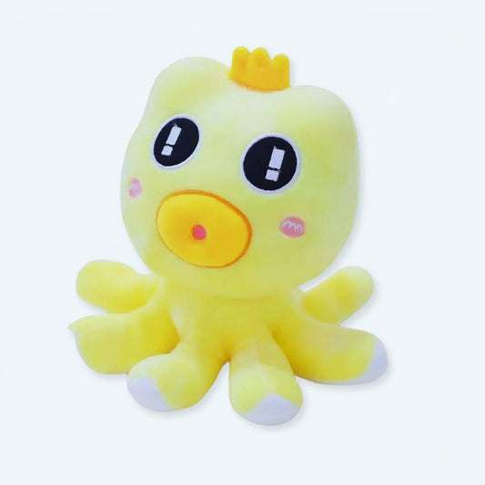 Peluche pieuvre Océlaine douce pour enfant