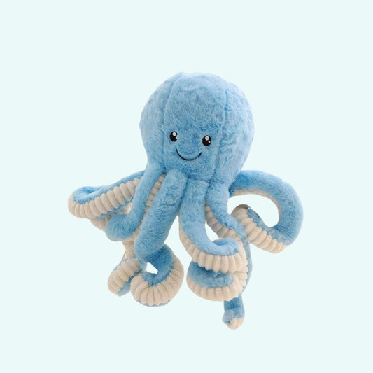 Peluche pieuvre douce multicolore - Câlin océan