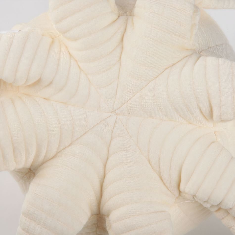 Peluche Pieuvre Écru Douce Câline - Décoration Marine Haut de Gamme
