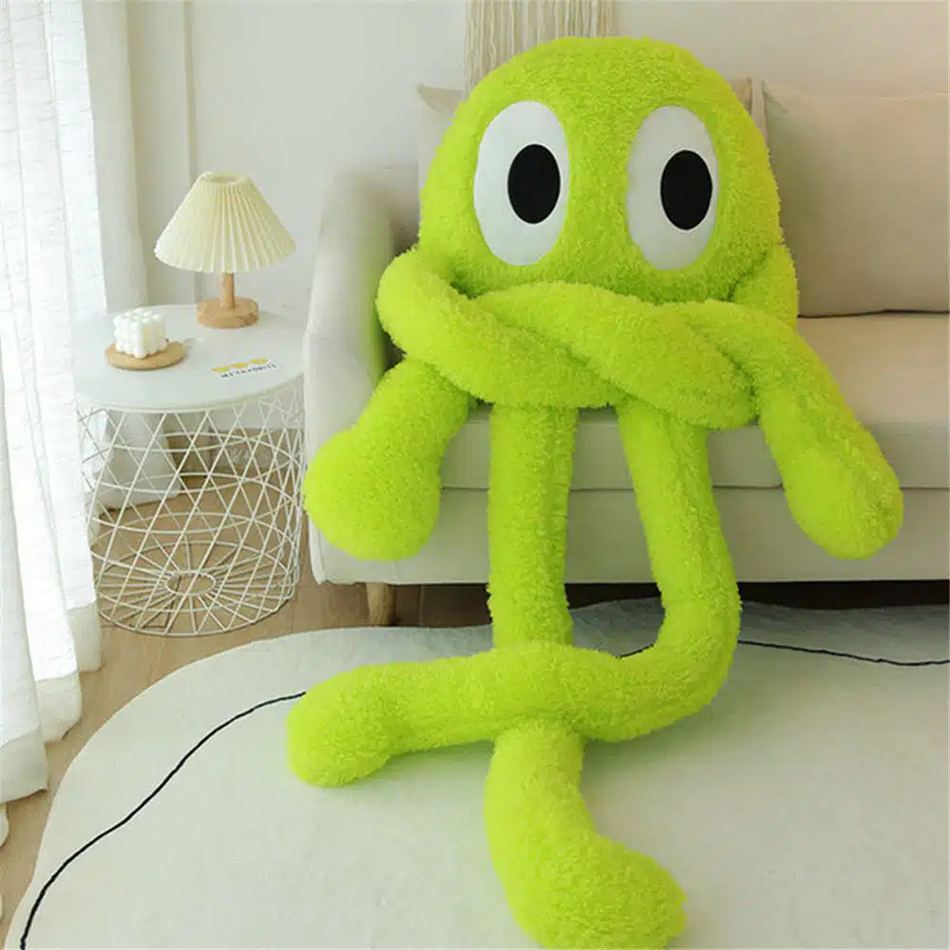 Peluche OctoVerte Douce – Câlin des Profondeurs