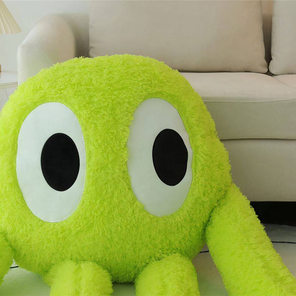 Peluche OctoVerte Douce – Câlin des Profondeurs