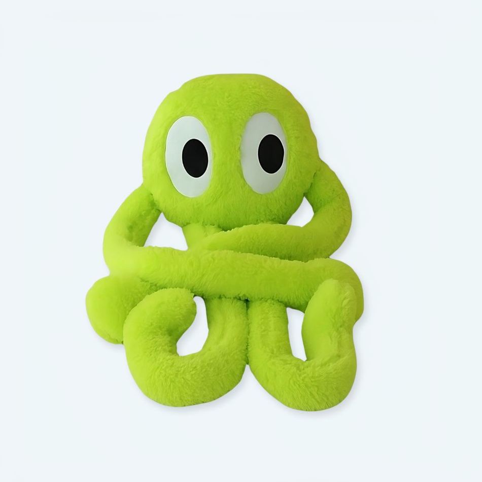Peluche OctoVerte Douce – Câlin des Profondeurs