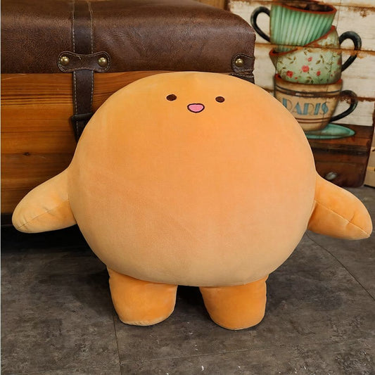 Peluche octopus Kirby orange tout doux câlin enfant