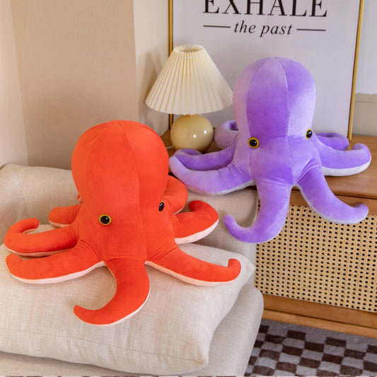 Peluche Octopi Orange & Violet