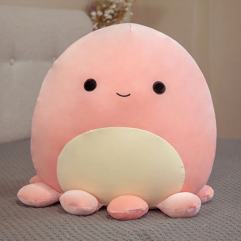 Peluche Pieuvre Oreiller Doux Confort Maison Cosy