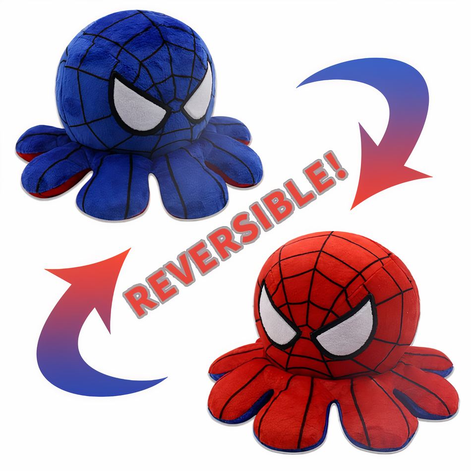 Peluche pieuvre réversible OceanCuddle pour enfant