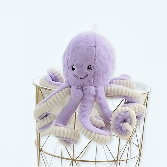 Peluche Océan - Pieuvre violette douce pour un enfant câlin