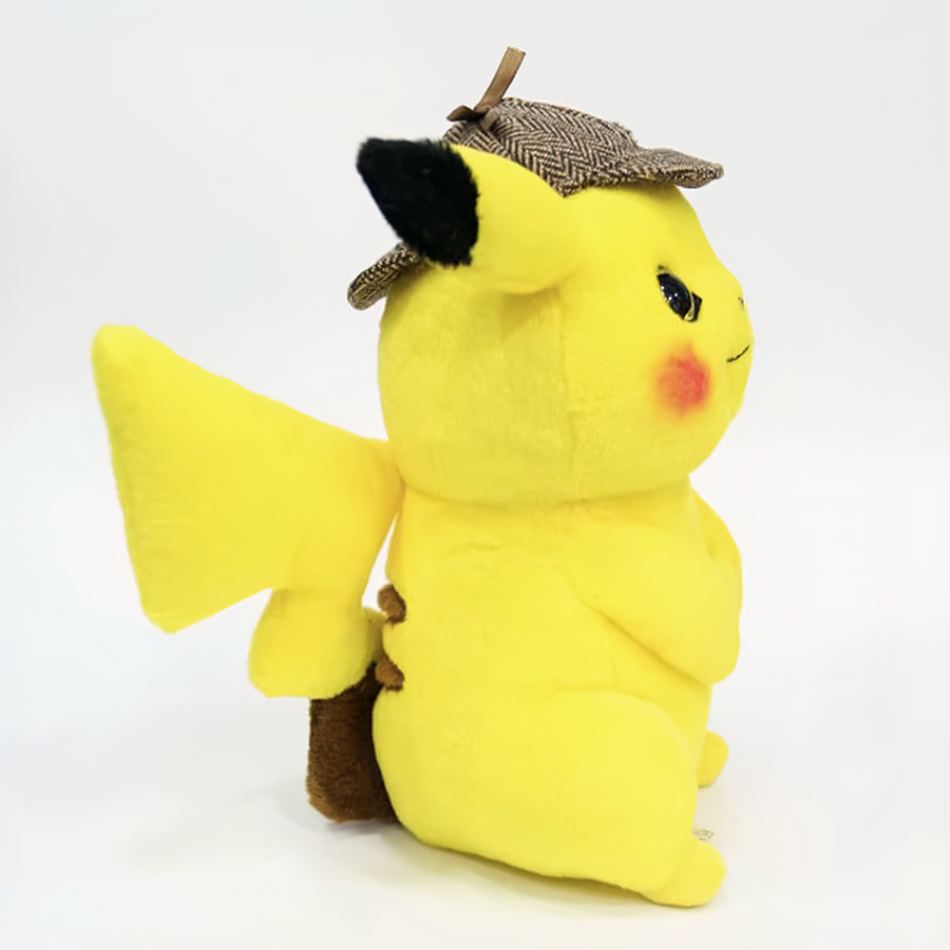 Peluche Pikachu Détective Jaune - Câlin Enfant Doux