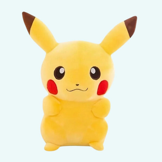 Peluche Pikachu jaune adorable - Pokémon câlin & doux