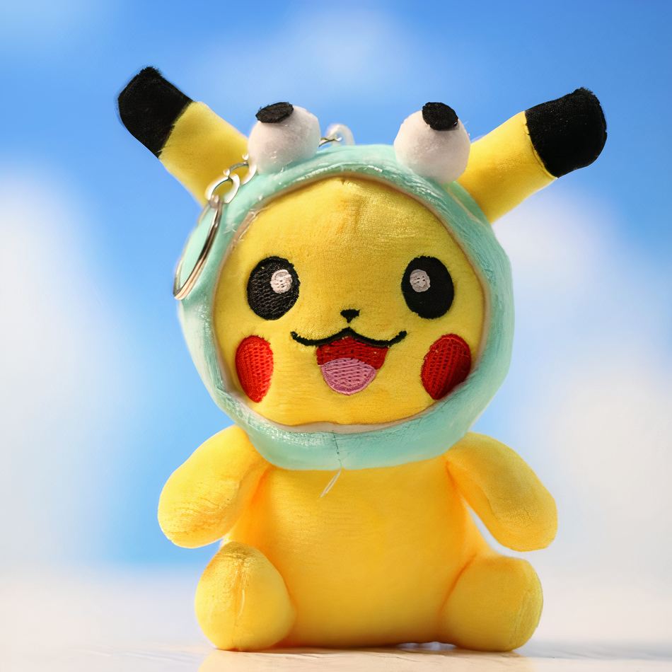 Peluche Pikachu porte-clés enfant Pokémon doux