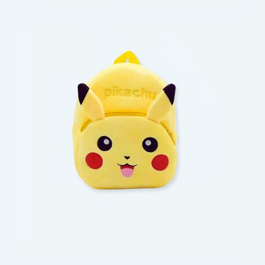 Sac à dos Peluche Pikachu, doux et jaune électrique pour enfant