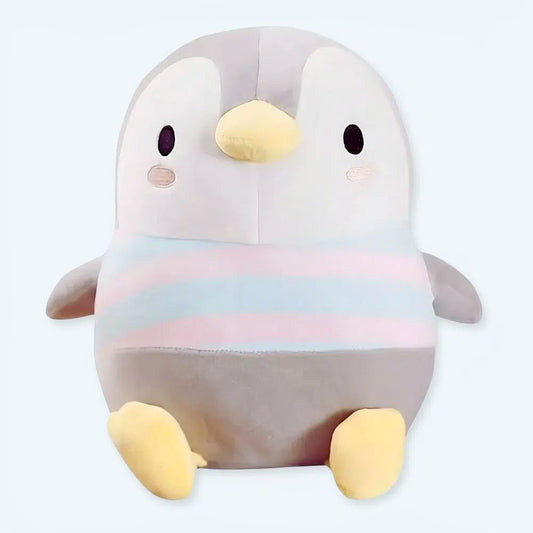 Peluche pingouin noir et blanc - Douceur hivernale pour enfant