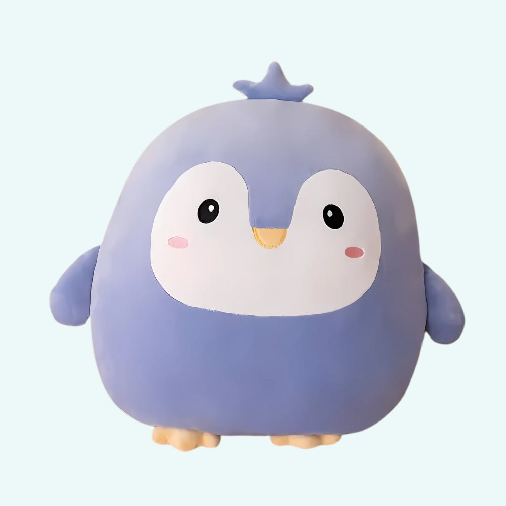 Peluche Pingouin Rond Doux pour Enfant, Idéale pour l'Hiver et les Câlins