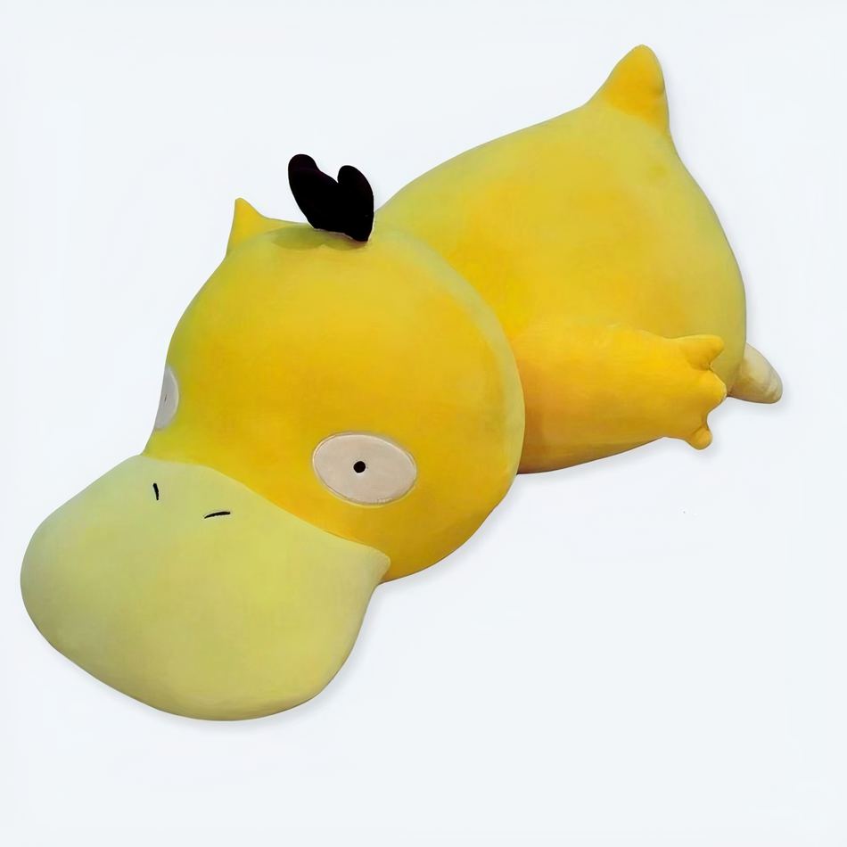 Peluche Pokémon Psykokwak géant jaune doux pour enfant