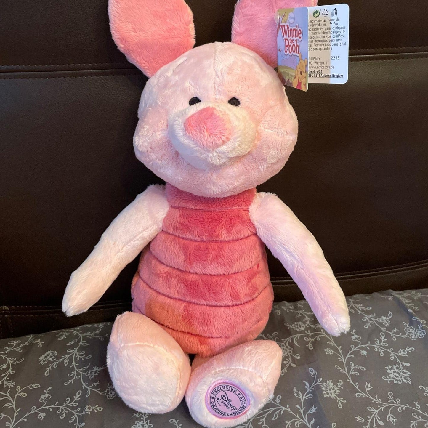 Peluche Porcinet rose doux enfant câlin Disney