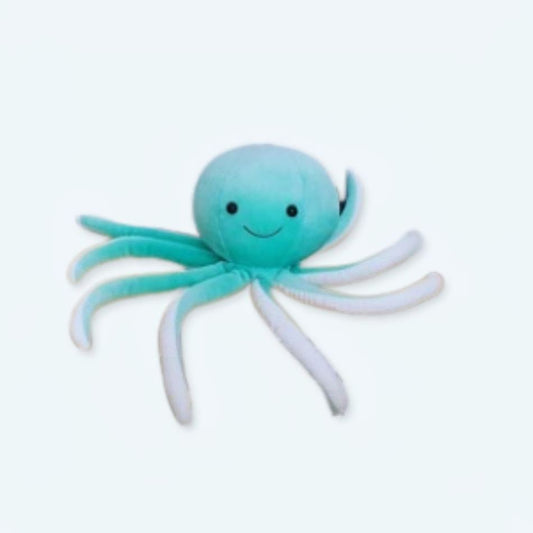Peluche Poulpe Bleu Doux pour Enfant Marin Fun