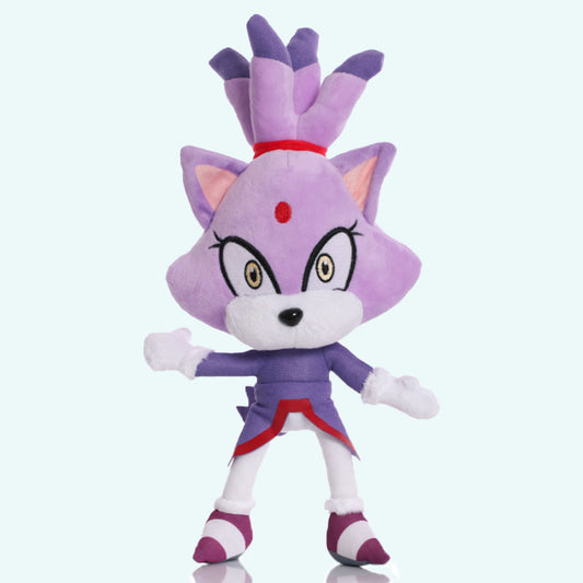 Peluche Princesse Blaze Chat Doux Sonic Câlin Bébé
