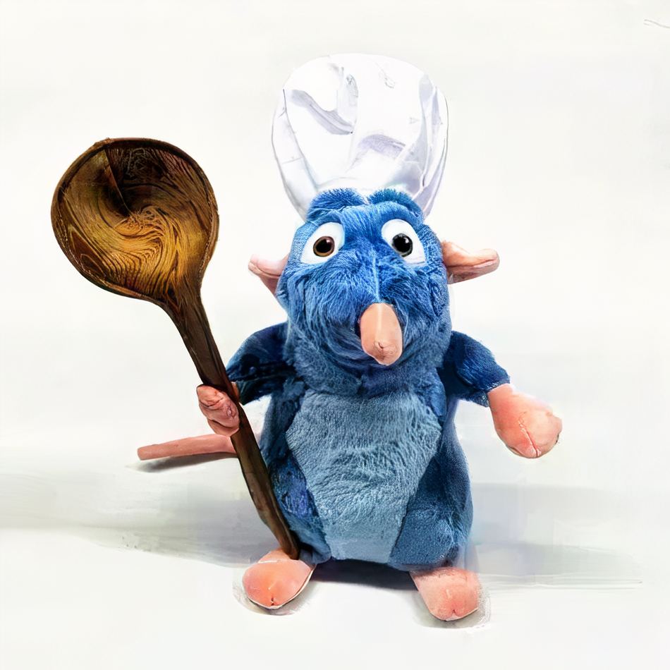 Peluche Ratatouille Chef Cuisinier - Peluche Douce et Câline