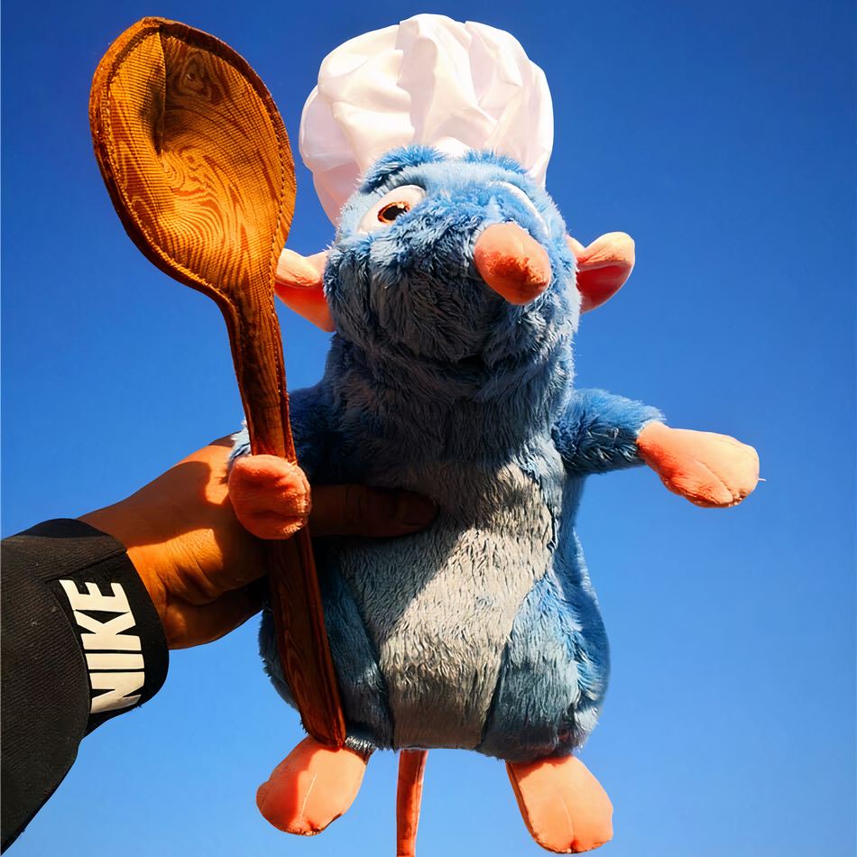 Peluche Ratatouille Chef Cuisinier - Peluche Douce et Câline
