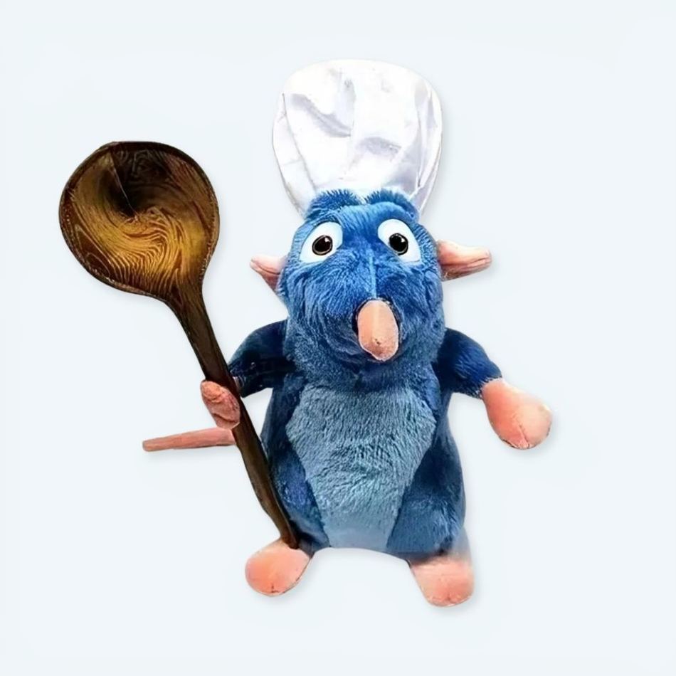 Peluche Ratatouille Chef Cuisinier - Peluche Douce et Câline
