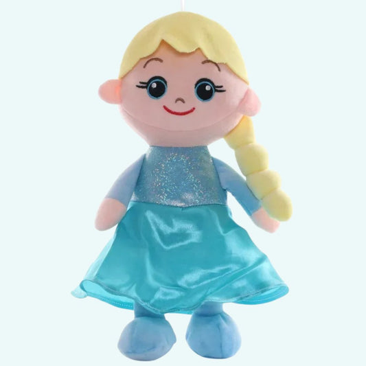 Peluche Reine des Neiges : Poupée Douce de l'Hiver Magique.