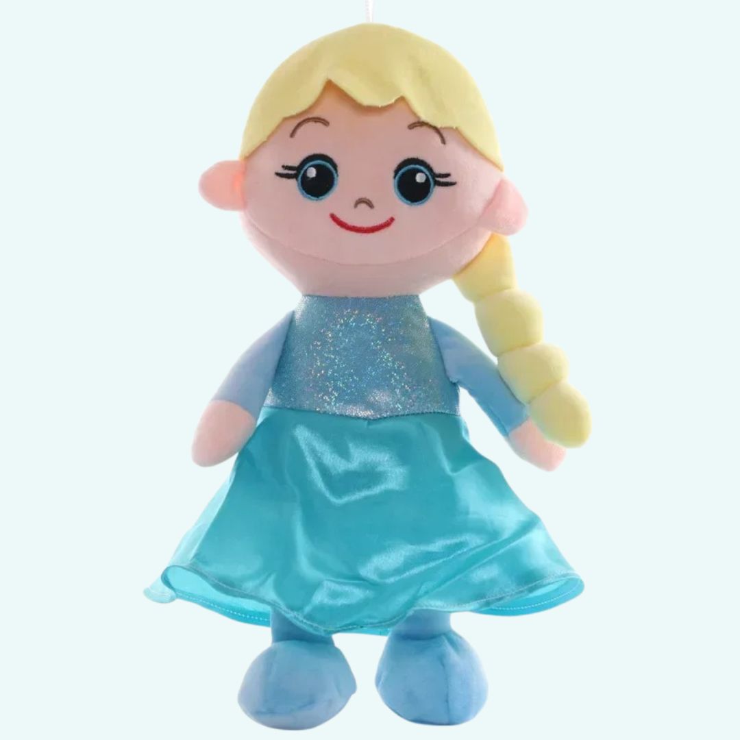 Peluche Reine des Neiges : Poupée Douce de l'Hiver Magique.