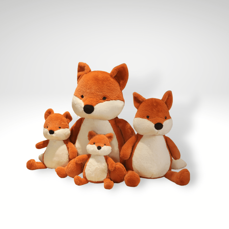 Peluche Renard Assis Tout Doux Douceur