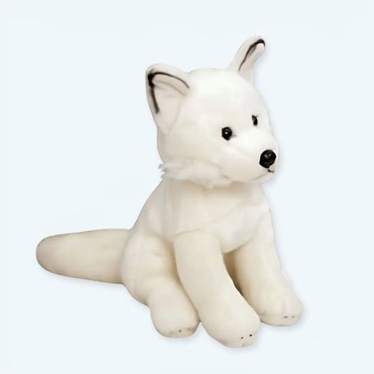 Peluche Renard Blanc des Montagnes 