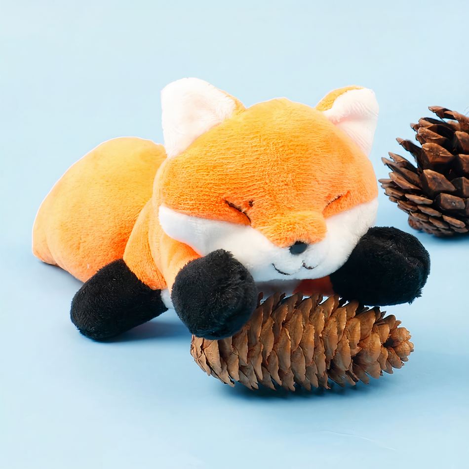 Peluche Renard Doux - Broche en Peluche Câlin et Chaleureux