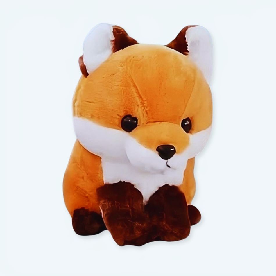 Peluche Renard Marron Adorable et Doux Kawaii pour Enfant
