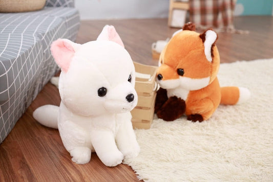 Peluche renard mignon avec une tête XL