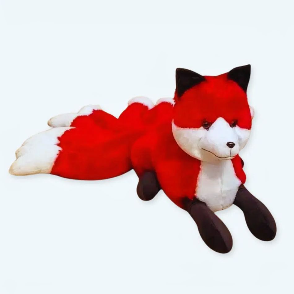 Peluche Renard Rouge Câlin et Doux pour Enfants - Ambiance Automnale Chaleureuse