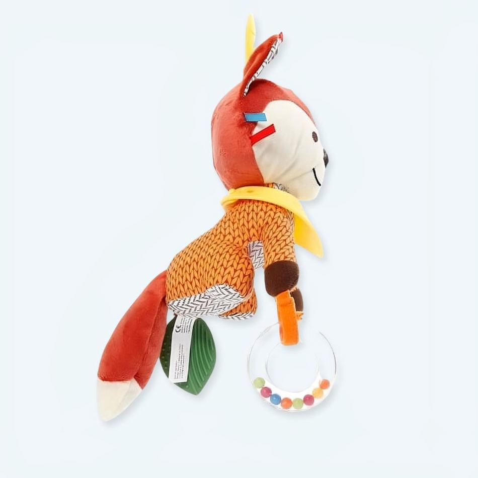 Peluche Renard Suspendu - Déco Colorée et Douce pour Chambre d'Enfant