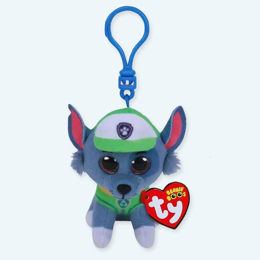 Peluche Rocky Pat Patrouille - Porte-clé pour enfant, douceur garantie