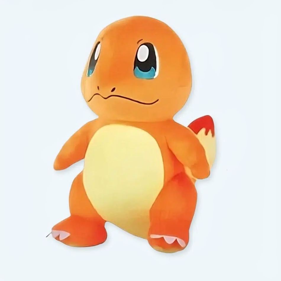 Peluche Salamèche adorable pour enfant douce et colorée - 
