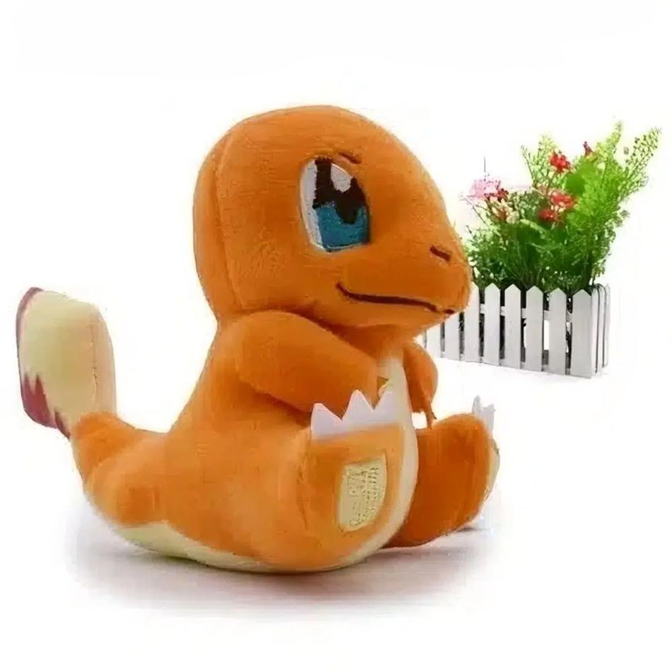 Peluche Salamèche doux assis pour enfant Pokémon