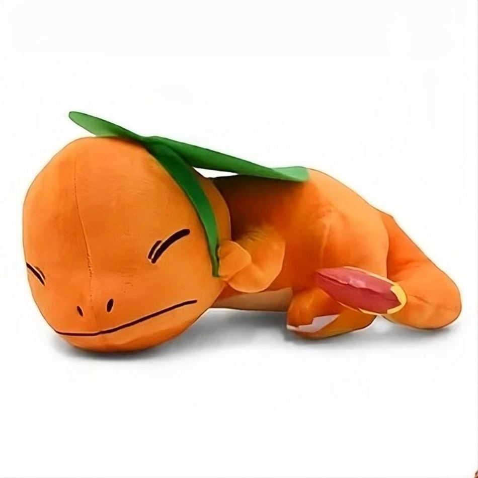 Peluche Salamèche câline kawaii douce et endormie pour enfant