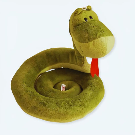 Peluche Serpent Doux Enfant - Animal Sonore & Réaliste