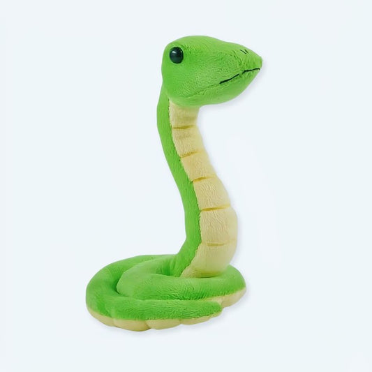 Peluche serpent jungle vert doux pour chambre d'enfant